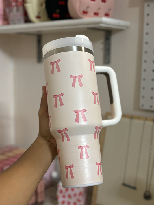 Pink Ribbon Tumbler 🎀