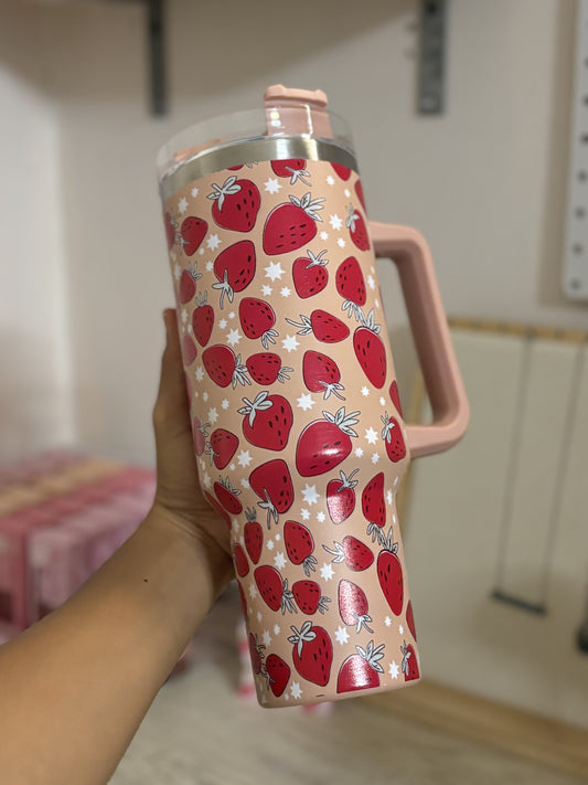 Red Strawberry Tumbler 🍓