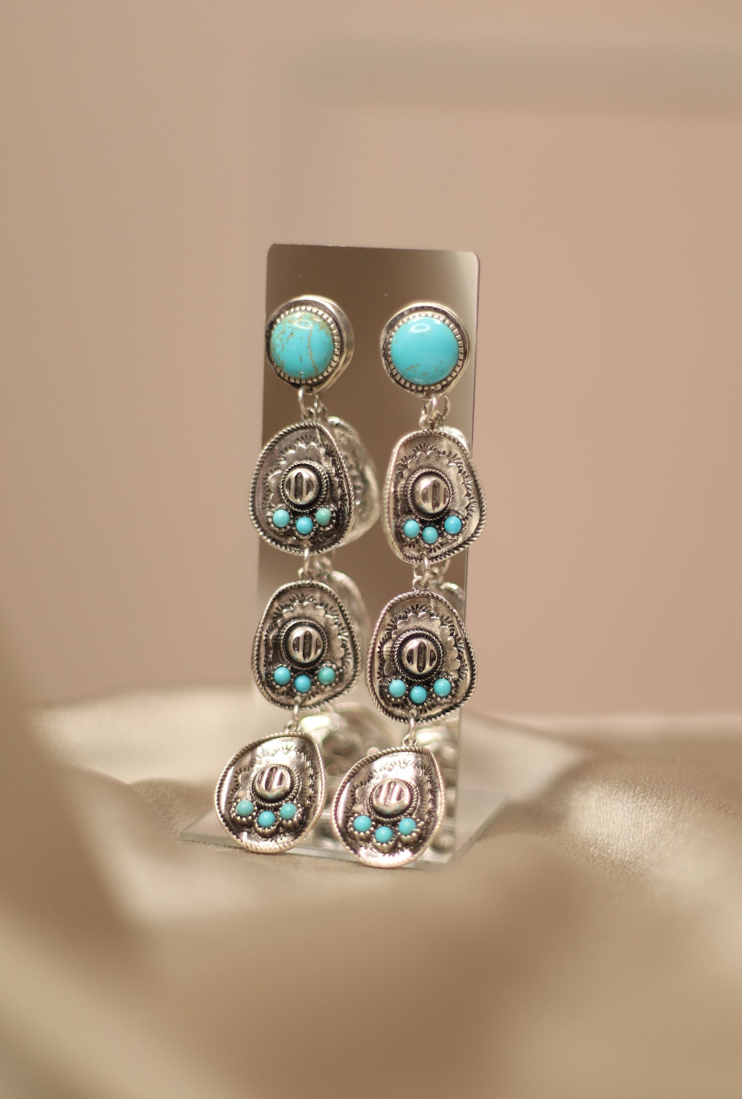 Tejanita turquoise earrings